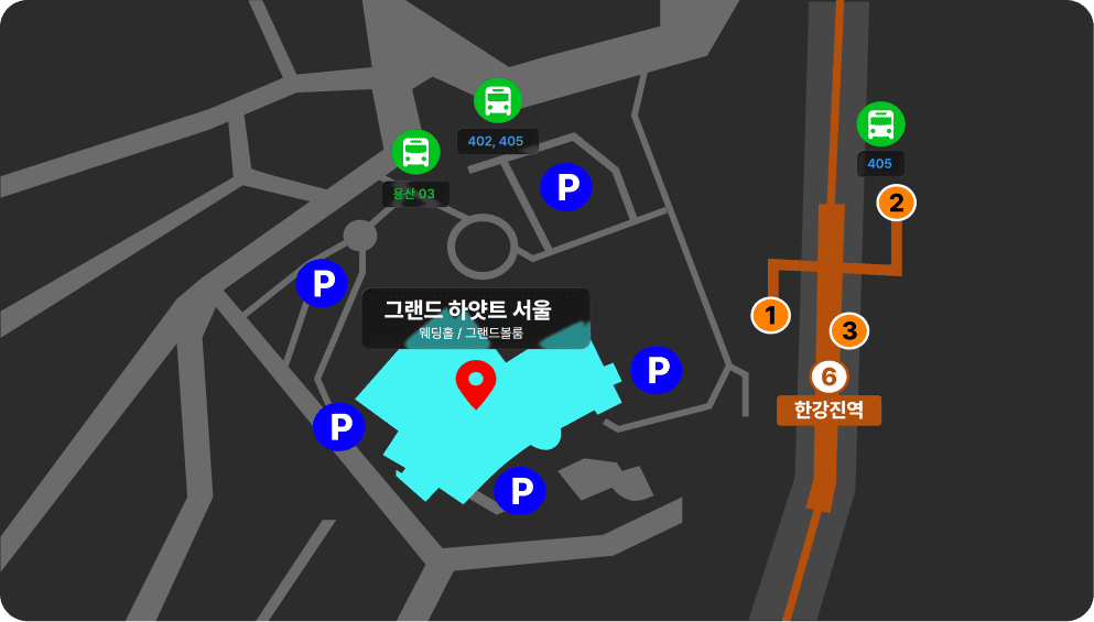 오시는 길 지도